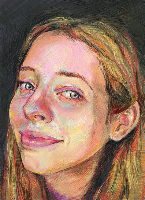 Post Dartily Colored Pencil Portrait Face Drawing Portrait Drawing