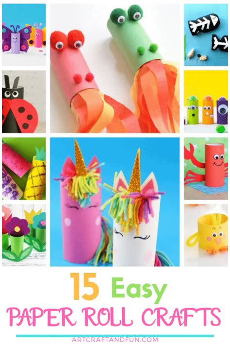15 Easy Toilet Paper Roll Crafts For Kids