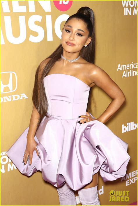 Ariana Grande Goes Lovely In Lavender For Billboards Women In Music