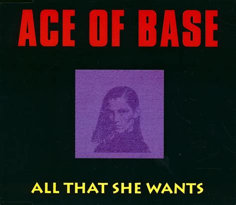 All That She Wants Single Cd 1992 Von Ace Of Base