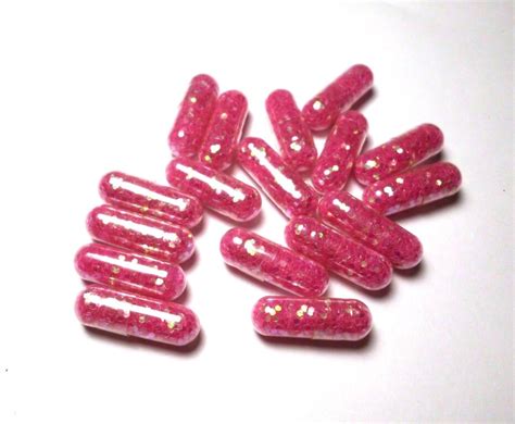 Glitter Pills Glitter Pill Sparkle Pill 10 Pills Unusual Etsy