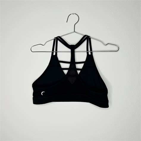 Zyia Active Black Grid Bra Gem