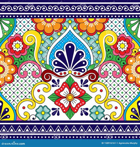 Mexican Design Patterns Vector