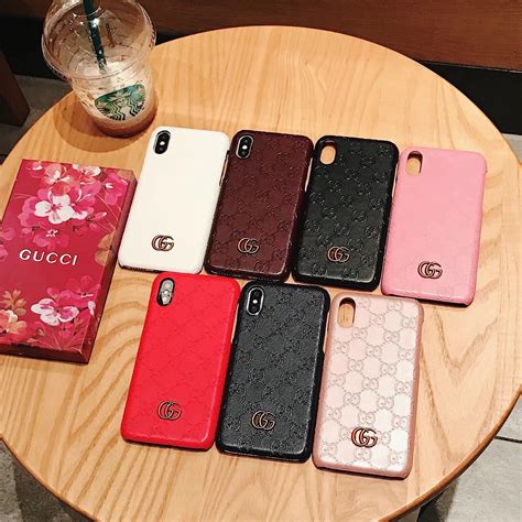 Luxury Gucci Classic Leather Case For Iphone 11 12 13 Samsung S22 S22