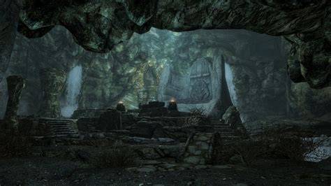 The Elder Scrolls V Skyrim Cave Runes Wallpapers Hd