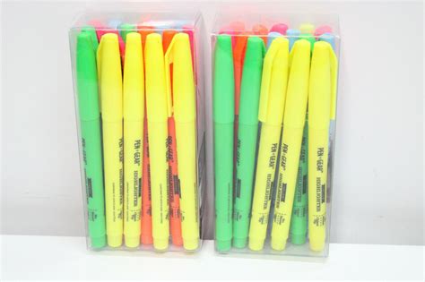 32 Pen Gear Smear Proof Chisel Tip Highlighters Assorted Colors Ebay
