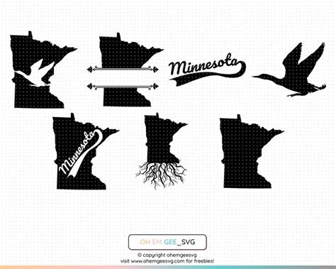 Minnesota Map Split Frame Svg Minnesota Map Monogram Etsy Map