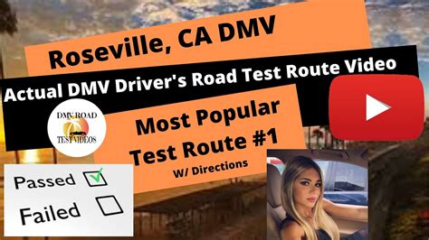 Actual Test Route Roseville Dmv Test Route 1 Ca Behind The Wheel