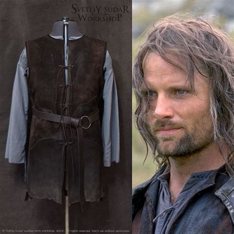 Creating Of Aragorns Costume Replica Part Aragorn Lotr Costume Aragorn Costume