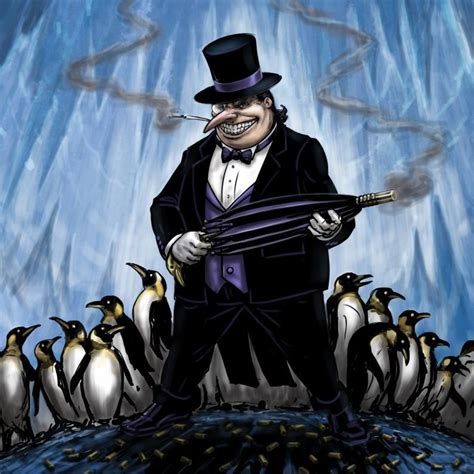 Penguin Etsy In 2021 Batman Poster Comic Villains Gotham Villains