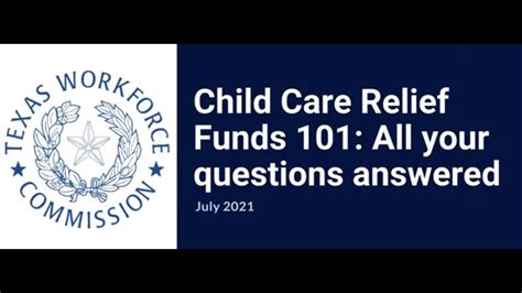 Child Care Relief Funds 101 All Your Questions Answered 07 15 2021
