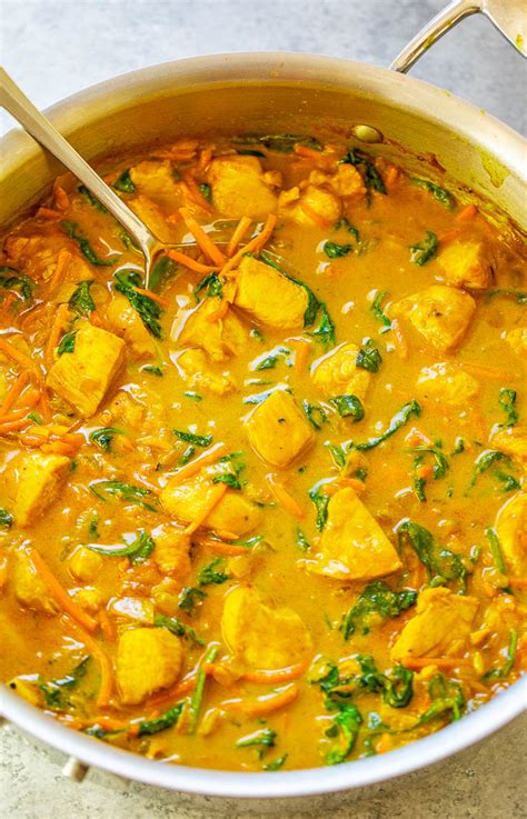 See full list on www.foodnetwork.com Yellow Thai Chicken Coconut Curry - Averie Cooks | Recipe ...