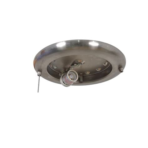 Powered ceiling fan and/or light without any switches (no switches). Air Cool Metarie 24 in. Brushed Nickel Ceiling Fan ...
