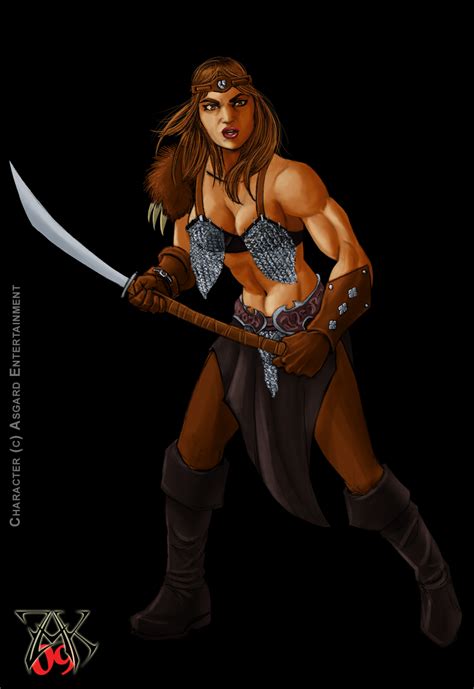 Commission Barbarian Woman By Lrcommissions On Deviantart