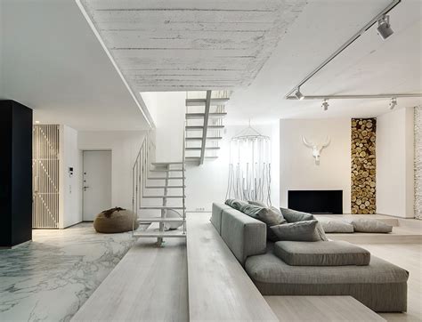 Truly modern house design with cool interior in black and white colors digsdigs. A Bright White Home With Organic Details