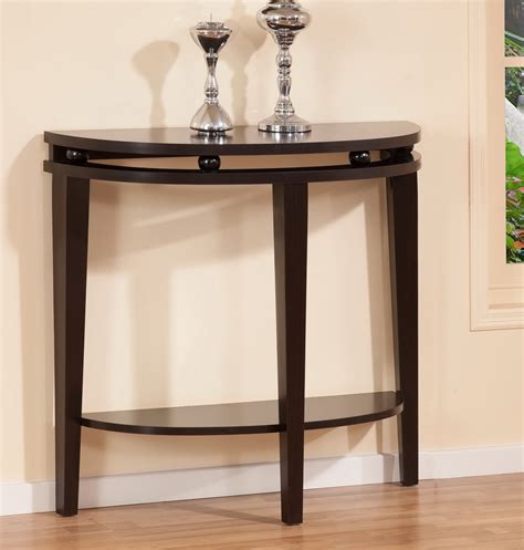 Jul 07, 2021 · if you have a startlingly small entryway, you may feel as though you can't do much. Half Moon Entry Table - HomesFeed