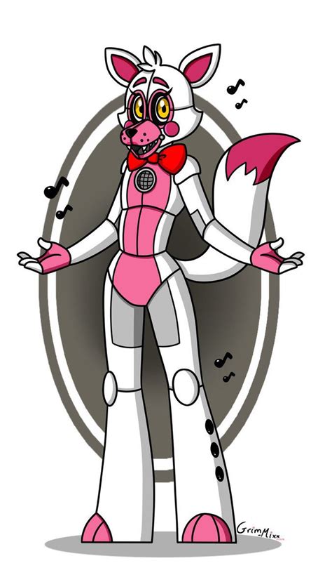 Sister Location Funtime Foxy By Grimmixx Funtime Foxy Fnaf Drawings