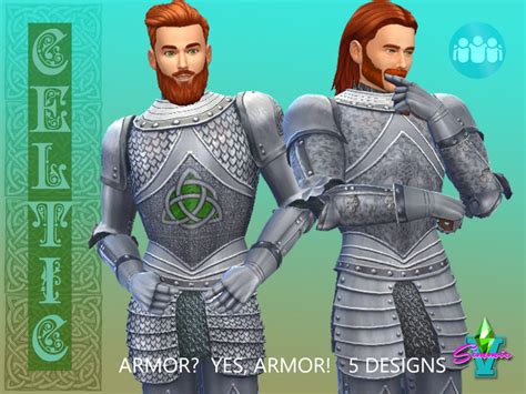 Full Suits Of Armor Now Redesigned With Five Celtic Themed Patterns