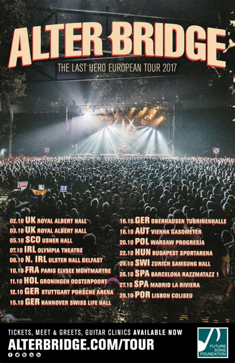 Alter Bridge Announce The Last Hero Tour Across Europe For This