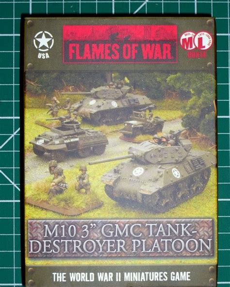 Flames Of War M10 Gmc Tank Destroyer Platoon Construction And Review