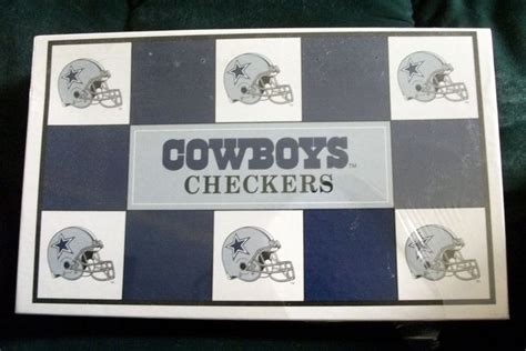 Vintage 1993 Nfl Dallas Cowboys Vs 49ers Checkers Board Game Big League