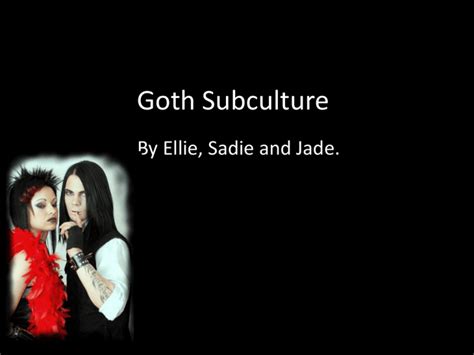 goth subculturefg