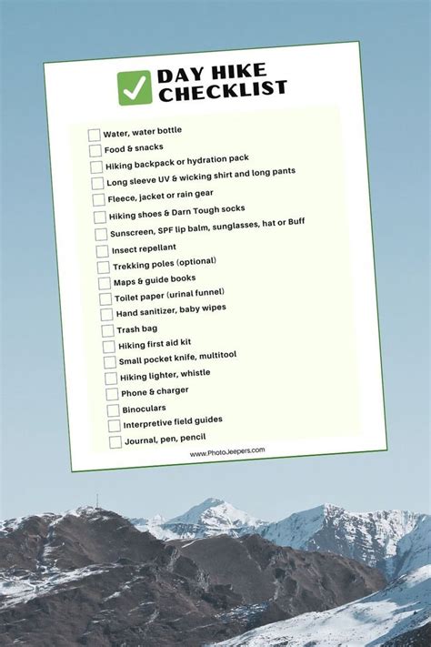 What To Bring On A Hike The Ultimate Day Hike Packing List Hiking