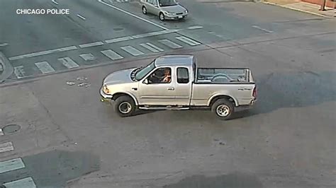 surveillance image released of driver pickup truck suspected in sw side hit and run abc7 chicago