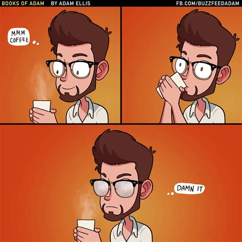 coffee books of adam glasses comics funny comics and strips cartoons funny pictures