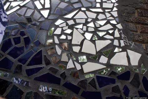 Broken Glass Projects Do It Yourself Ideas For Reusing Mirror Shards Huffpost