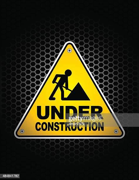 Construction Sign Night Photos And Premium High Res Pictures Getty Images