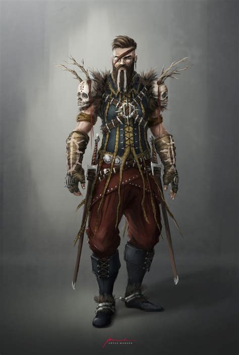Barbarian Swordsman Fantasy Characters Character Art Concept Art