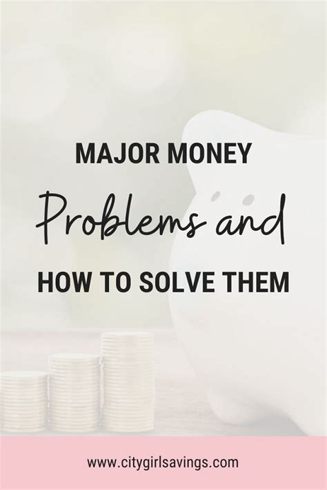 Check spelling or type a new query. Major Money Problems and How to Solve Them | City Girl Savings