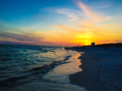 Sunset On The Coast Of Destin Florida Oc 4032x3024 Destin Florida