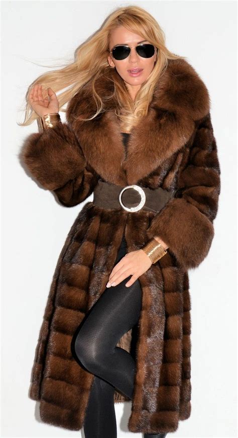 Mink Sable Fur Coat Jacket Outfits Chic Outfits Fur Fashion Womens Fashion Fashion Trends