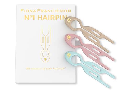 Nº 1 Hairpin Miami Collection Seashell Pink Soft Beige And Tantal
