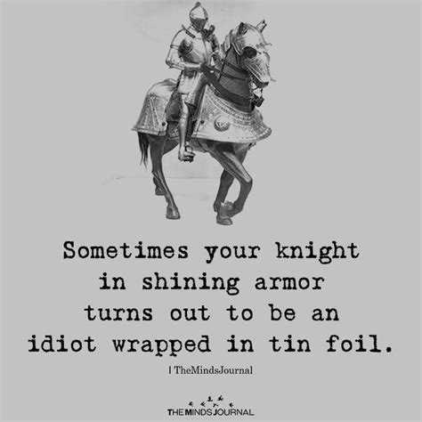 Sometimes Your Knight In Shining Armor Knight In Shining Armor