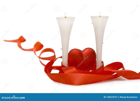Two Burning Candles Stock Image Image Of Candle Fire 14561879