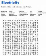 Images of Electricity Word Search