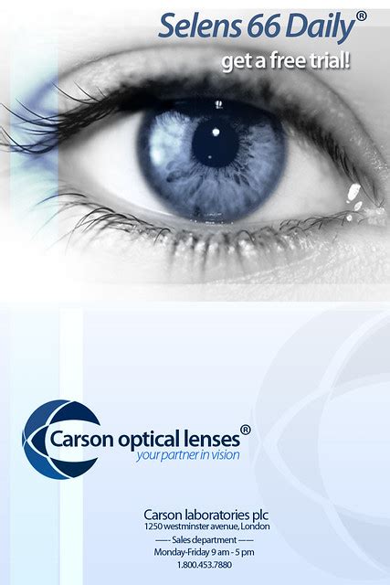 Carson Optical Lenses Concept Ad Concept Ad For A Contact Flickr