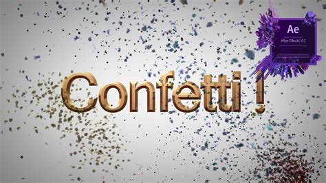 Confetti Premiere Pro Videohive After Effectspro Video Motion