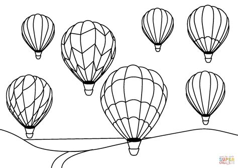 Subscribe to my free weekly newsletter — you'll be the first to know when i add new printable documents and templates to the freeprintable.net network of sites. Hot Air Balloons coloring page | Free Printable Coloring Pages