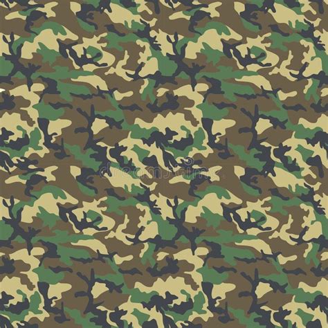 Woodland Camo Pattern Stock Vector Illustration Of Busters 117960200