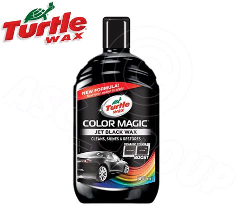 Turtle Wax Color Magic Colour Jet Black Wax 500ml With Dynamic Color