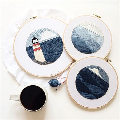 renegade-craft-sarah-k-benning-nautical-embroidery,-contemporary-embroidery,-hand-embroidery