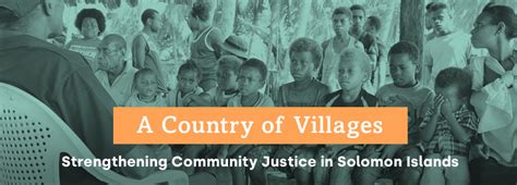 A Country Of Villages Community Governance In Solomon Islands