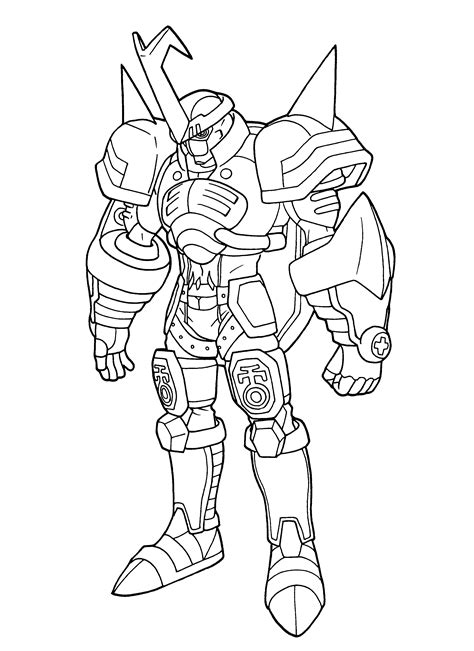 Coloring Page Digimon Coloring Pages 80