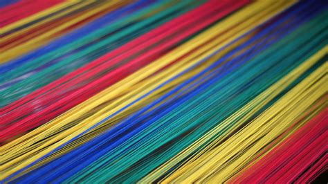Download Wallpaper 1920x1080 Threads Stripes Texture Colorful Full