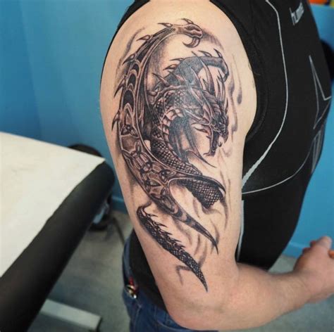 Lbumes Foto Tatuajes De Dragon En La Mano Mirada Tensa