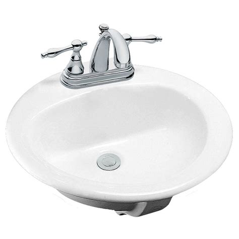 If you are using mobile phone, you could also use menu drawer from browser. Glacier Bay Drop-In Bathroom Sink in White-13-0013-4WHD ...